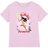 Disney Pocahontas Birthday Princess With Meeko Kids T-Shirt Pink | Size: 3-4 Years