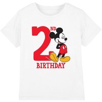 Mickey Mouse 2Nd Birthday Shirt Kids T-Shirt White | Size: 3-4 Years