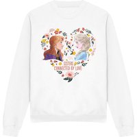 Valentines Day Elsa Anna Sisters Connected Love Sweatshirt