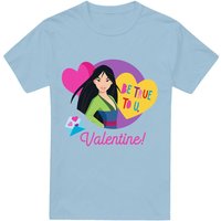 ValentineS Day Be True To You Mulan T Shirt Light Blue