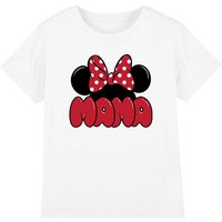 Minnie Mouse Girl's Mother'S Day Ears For Mama T-Shirt White | Size: 12-13 Years