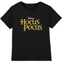 Disney Hocus Pocus Logo Kids T-Shirt Black | Size: 7-8 Years