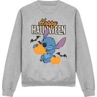 & Happy Halloween Sweatshirt Light Grey