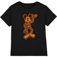 Mickey Mouse Skeleton Kids T-Shirt Black | Size: 7-8 Years