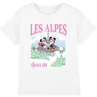 Mickey Mouse Les Alpes Kids T-Shirt White | Size: 5-6 Years