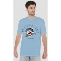 Switzerland Blue T Shirt Light Blue