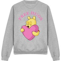 Free Hugs Valentines Day Sweatshirt Light Grey