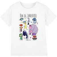 Disney Inside Out in A Mood Kids T-Shirt in White | Size: 12-13 Years