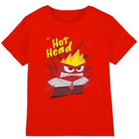 Inside Out 2 Anger Kids T-Shirt Red | Size: 5-6 Years