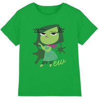 Disney INSIDE OUT 2 DISGUST KIDS T-SHIRT in Dark Green | Size: 12-13 Years