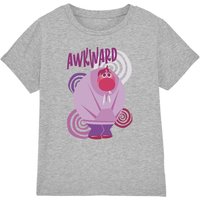 Disney Inside Out Embarrassment Kids T-Shirt in Grey | Size: 7-8 Years