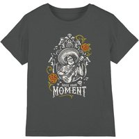 Coco Seize Your Moment With Ernesto De La Cruz Kids T-Shirt Charcoal | Size: 7-8 Years