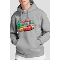 Christmas Highway to Holiday Fun Lightning McQueen Hoodie Light Grey