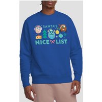 Christmas Santas List Buzz Lightyear Sully Mater Sweatshirt