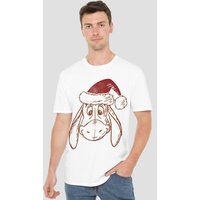 Eeyore Christmas Hat T Shirt