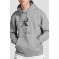 Jack Fairy Lights Hoodie Light Grey