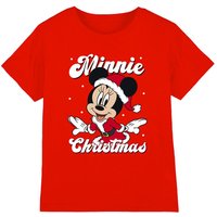 Minnie Mouse Santa For Christmas Kids T-Shirt Red | Size: 5-6 Years