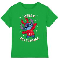 & Merry Stitchmas Christmas T Shirt Dark Green