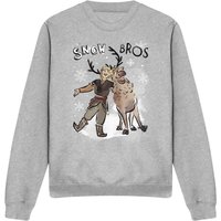Sven & Kristoff Snow Bros Sweatshirt Light Grey