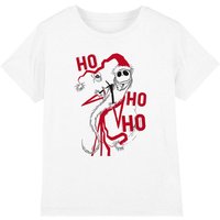 The Nightmare Before Christmas Jack Santa Kids T-Shirt White | Size: 7-8 Years
