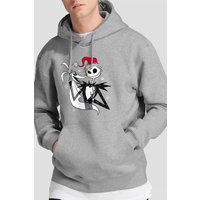 Jack Skellington Hoodie Light Grey
