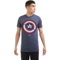 Captain America Shield Cotton T Shirt