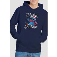 & Merry Stitchmas Santa Hat Hoodie