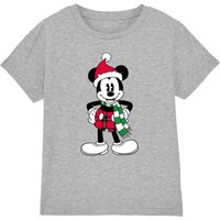 Christmas Tartan T Shirt Light Grey