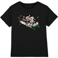 Minnie Sledding Christmas T Shirt