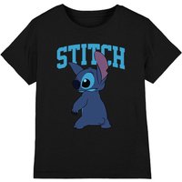 Lilo & Stitch Classic Pose Kids T-Shirt Black | Size: 7-8 Years