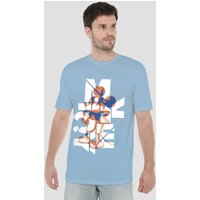 Fill T Shirt Light Blue