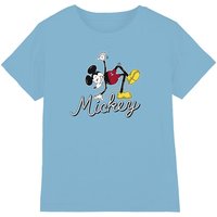 Disney Mickey Mouse Funky Dance kids t-shirt in Light Blue | Size: 3-4 Years