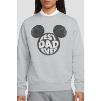 Best Dad Ever Sweatshirt Light Grey