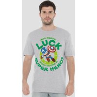 St PatrickS Day Lucky Super Hero T Shirt
