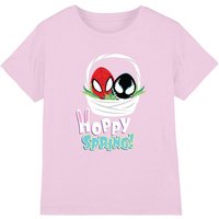 Spider Man Hoppy Spring Kids T-Shirt Pink | Size: 3-4 Years