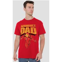 FatherS Day Invicible Dad Flight T Shirt
