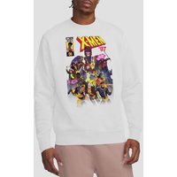 X-Men Men's Front Cover Team Sweatshirt White | Size: Medium