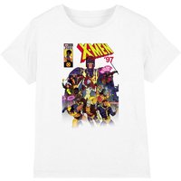 X-Men Front Cover Team Kids T-Shirt White | Size: 7-8 Years