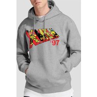X s 97 COMIC LOGO Hoodie Light Grey