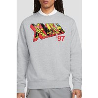 X s 97 Comic Logo Sweatshirt Light Grey