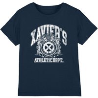 X Professor Xaviers Athletic Dept T Shirt Navy
