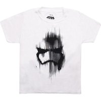 Star Wars Boy's Trooper Mask Boys Cotton T-Shirt White | Size: 7-8 Years