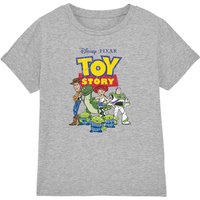 Toy Story Boy's Group T-Shirt Grey | Size: 5-6 Years