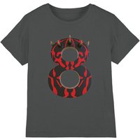 Star Wars Darth Maul 8 Kids T-Shirt Charcoal | Size: 5-6 Years