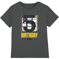 Star Wars Darth Vader 5Th Birthday Space Kids T-Shirt Charcoal | Size: 3-4 Years