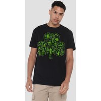 St PatrickS Day Clover Icons T Shirt