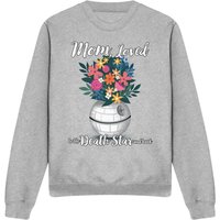 Mothers Day Mom Loved to Death Sweatshirt Light Grey