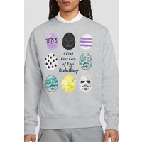 Darth Vader Your Lack Easter Eggs Disturbing Sweatshirt Light Grey