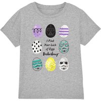 Star Wars Darth Vader, Your Lack Of Easter Eggs Disturbing Kids T-Shirt Light Grey | Size: 3-4 Years