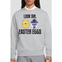 Look Sir Easter Eggs Sweatshirt Light Grey